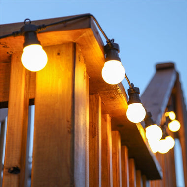Milky Bulbs Connectable Vintage String Lights