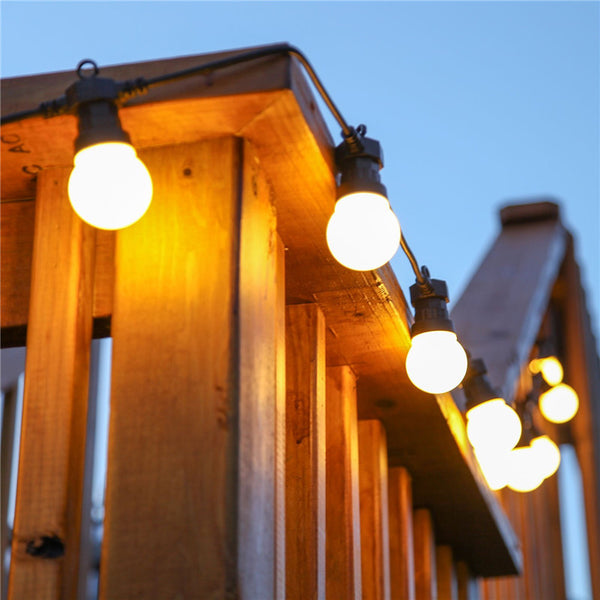 Milky Bulbs Connectable Vintage String Lights