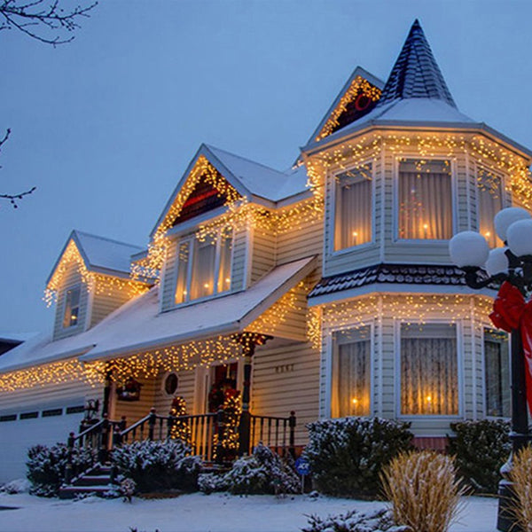 Led Curtain Icicle String Lights