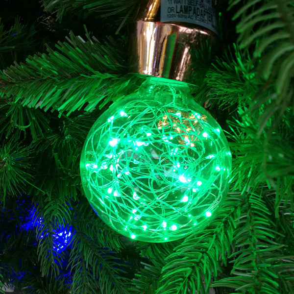 Bulb Star Lamp String Retro Glass