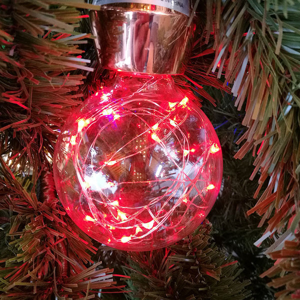 Bulb Star Lamp String Retro Glass