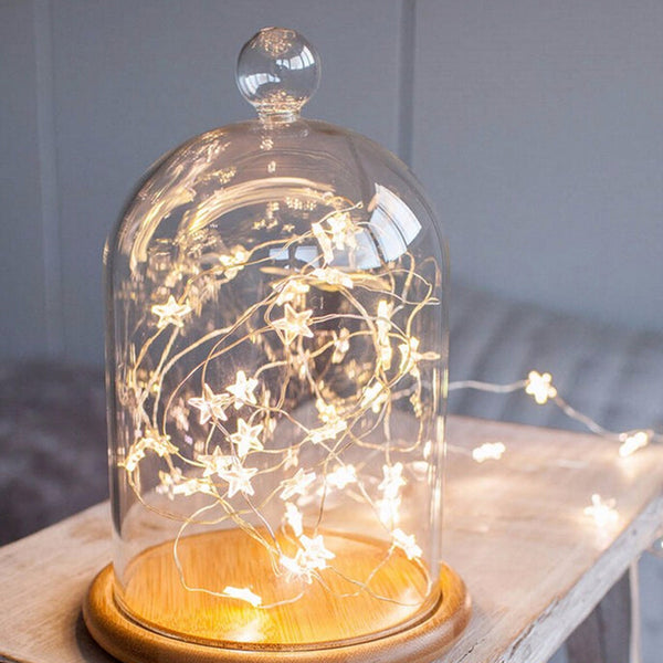 Star Copper Wire String Lights