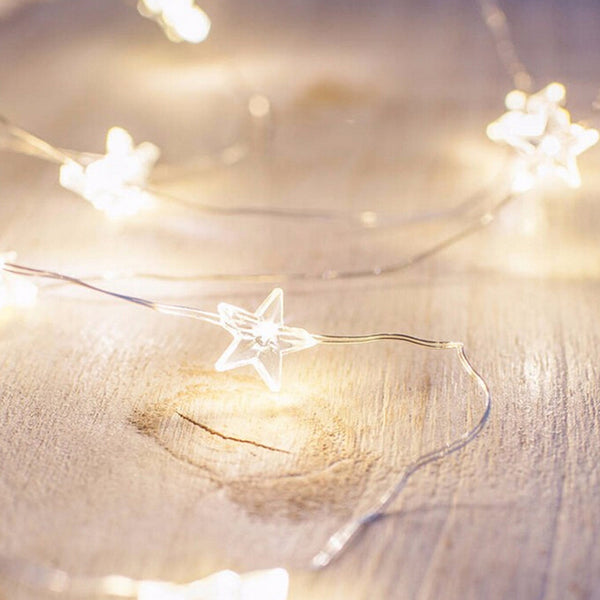 Star Copper Wire String Lights