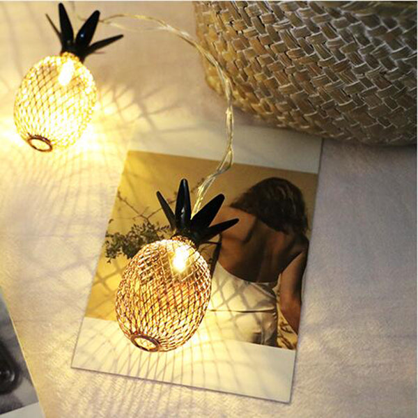 Novelty Pineapple Retro String Lights