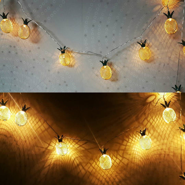 Novelty Pineapple Retro String Lights