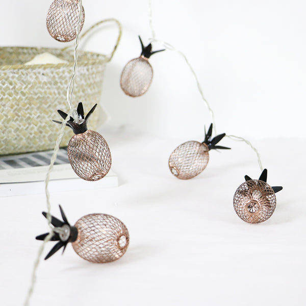 Novelty Pineapple Retro String Lights