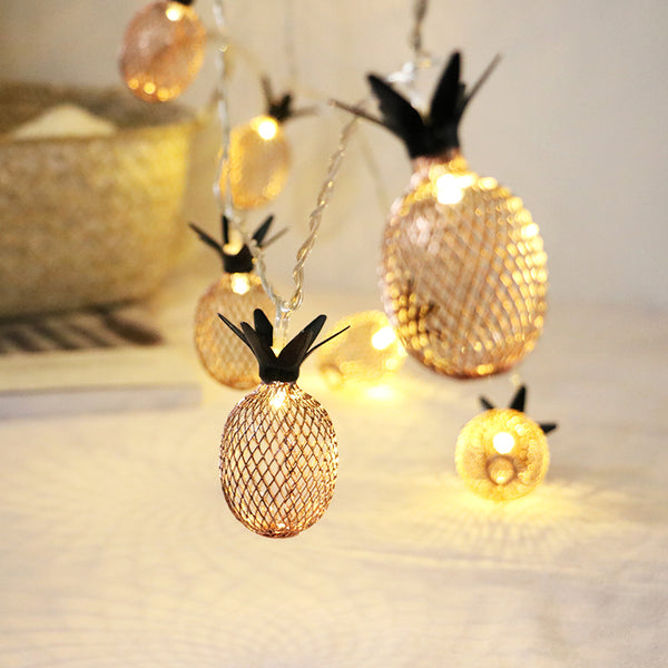 Novelty Pineapple Retro String Lights