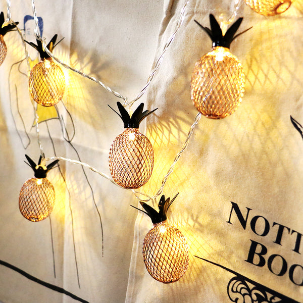 Novelty Pineapple Retro String Lights