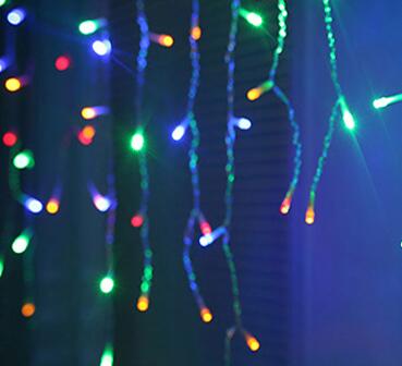 Led Curtain Icicle String Lights