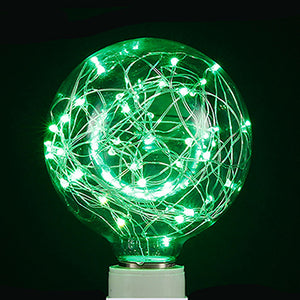 Bulb Star Lamp String Retro Glass