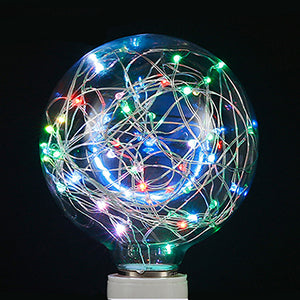 Bulb Star Lamp String Retro Glass