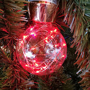 Bulb Star Lamp String Retro Glass