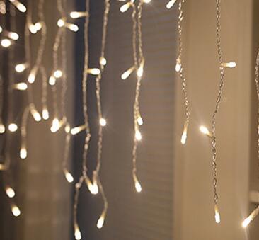 Led Curtain Icicle String Lights